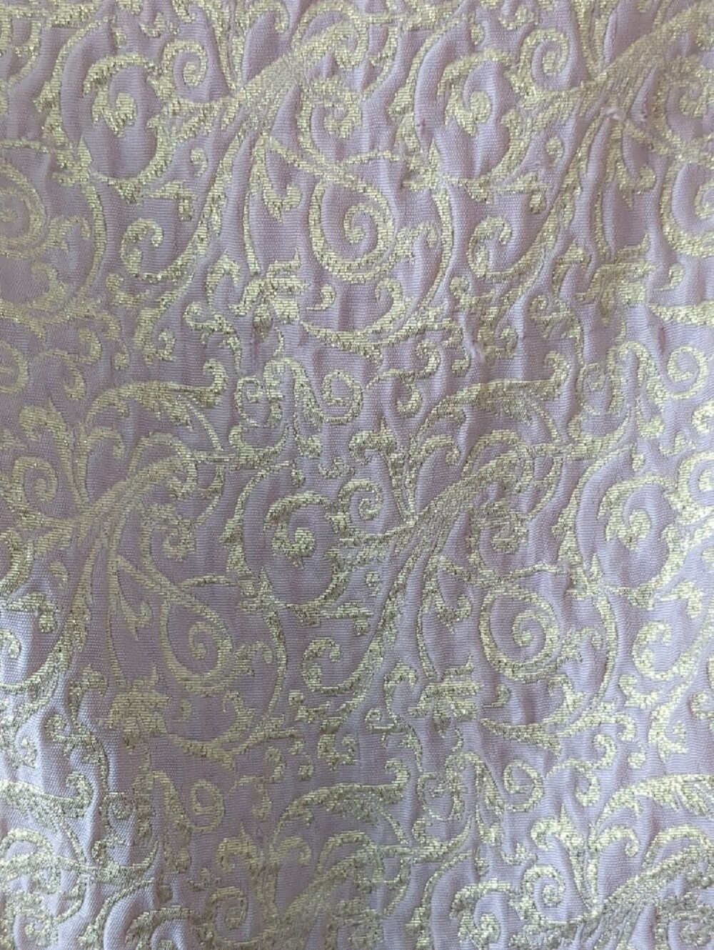 Vintage Maggy London Pale Pink and Gold Brocade Set - Picture 3 of 5